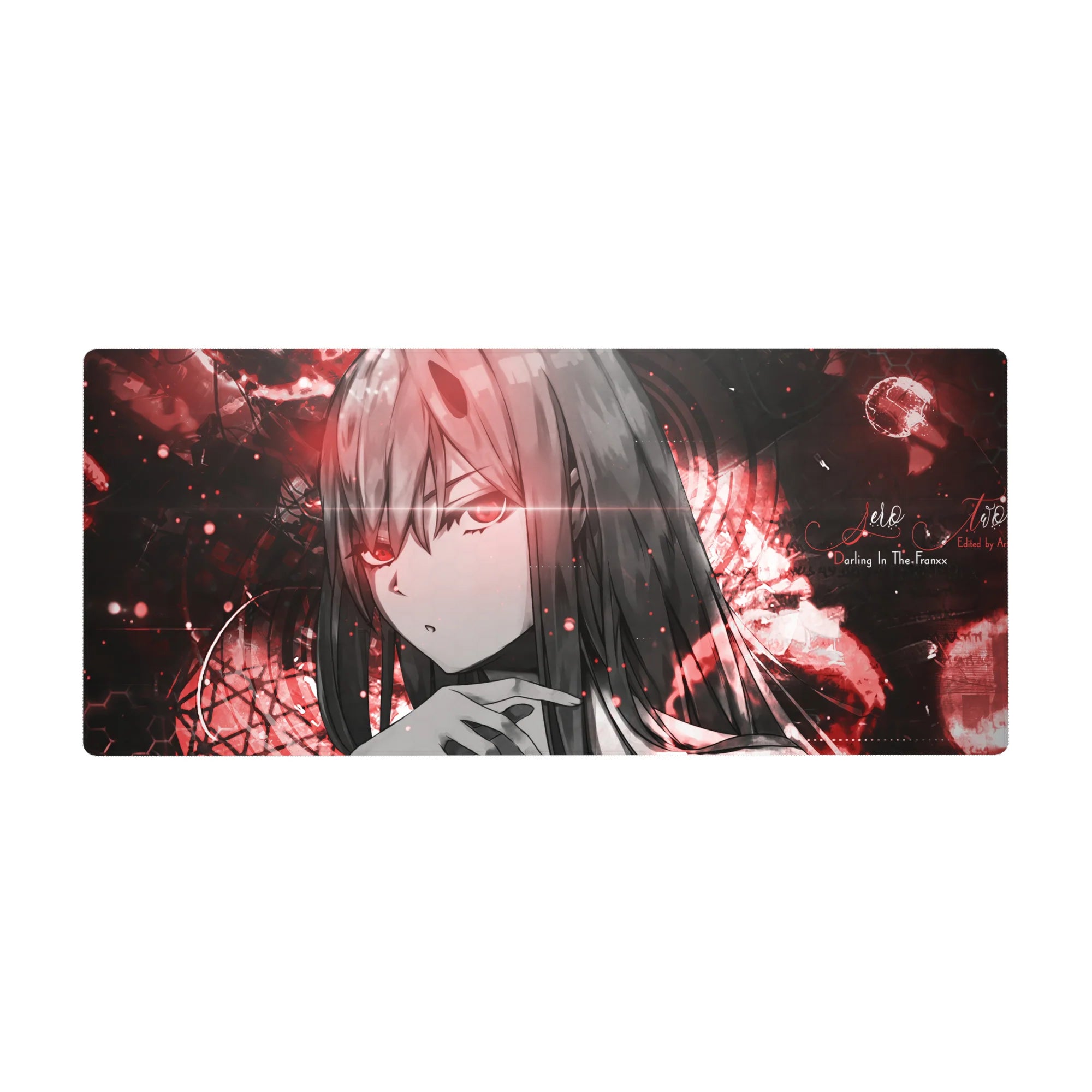 Darling In The Franxx - Anime Mouse Pad and Desk Pad - Crimson Code - AniChan