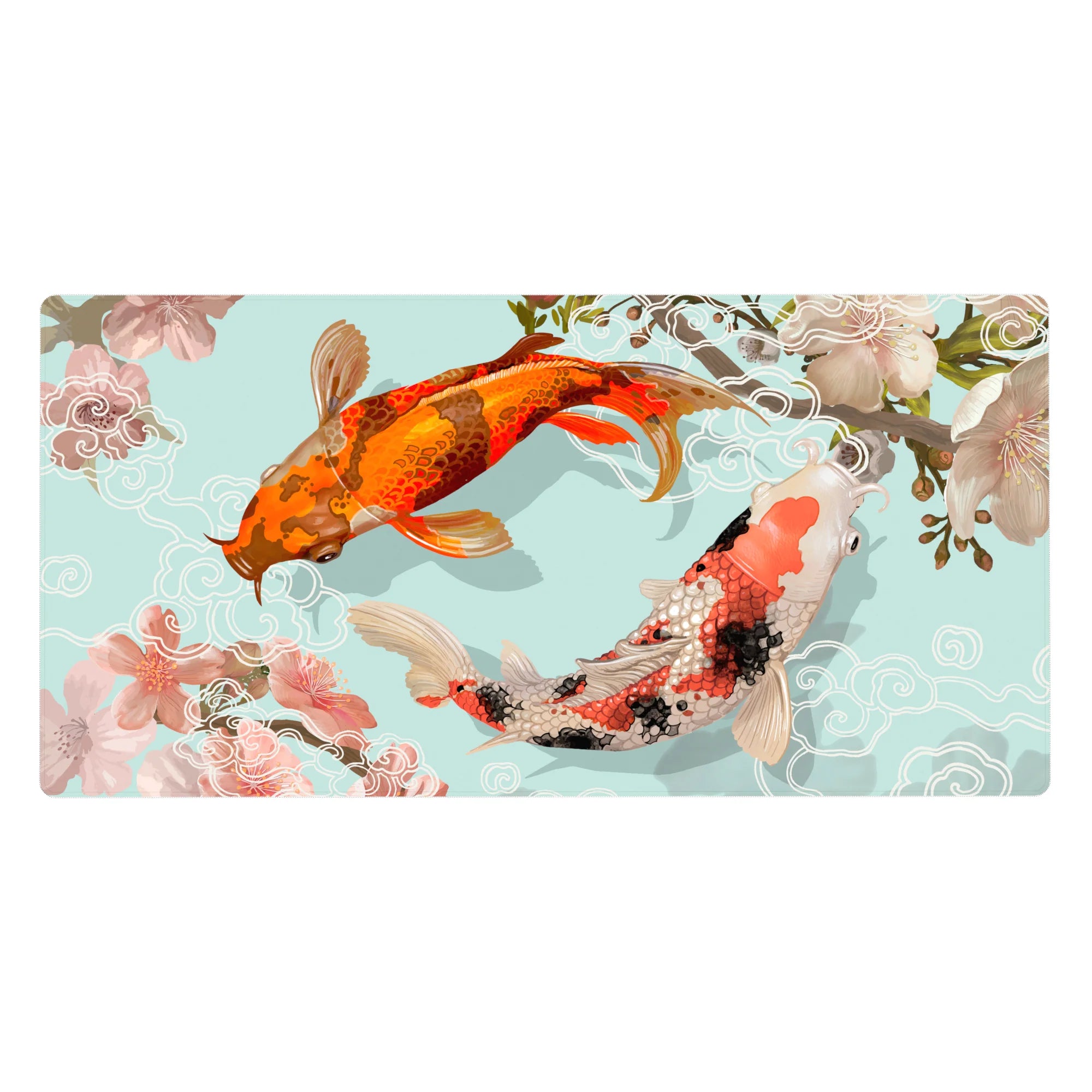 Zen-Japan Deskmat | Mousepad | Deskpad - Serenity Koi Dance - AniChan