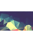 Abstract Polygon Deskmat | Mousepad | Deskpad - Prismatic Polygon Flow - AniChan