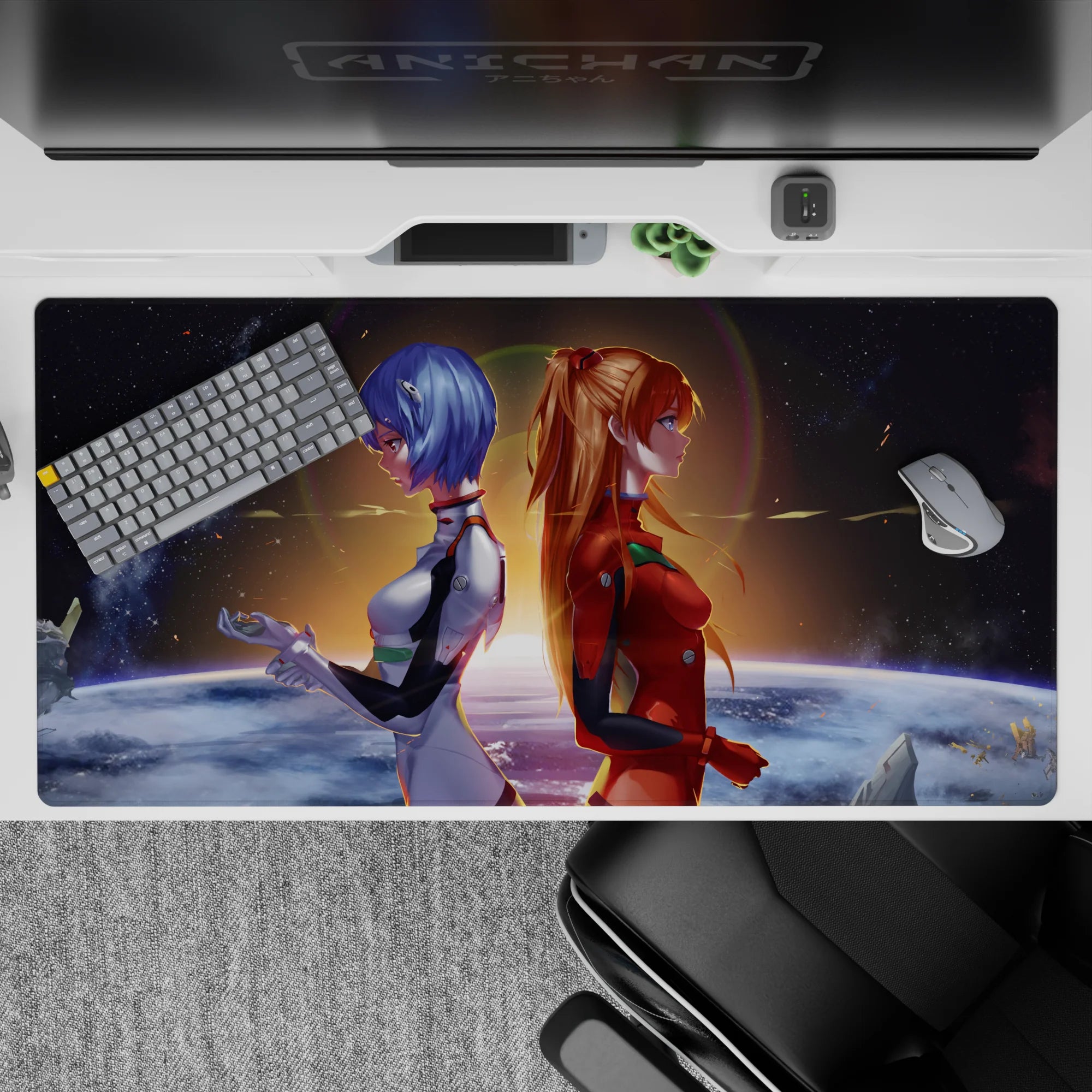 Evangelion - Anime Mouse Pad and Desk Pad - Celestial Divide - AniChan