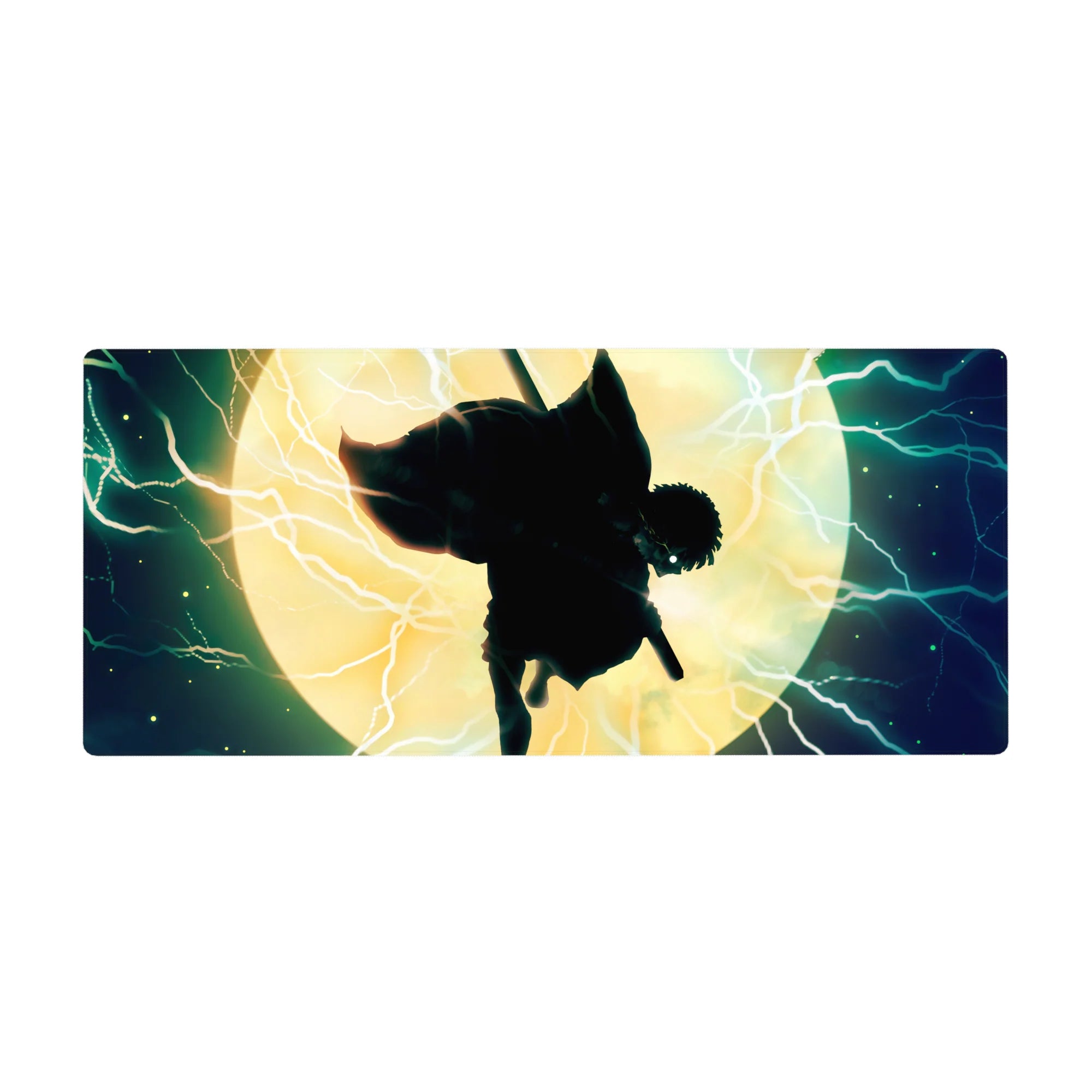 Demon Slayer Deskmat | Mousepad | Deskpad - Thunder's Vengeance - AniChan