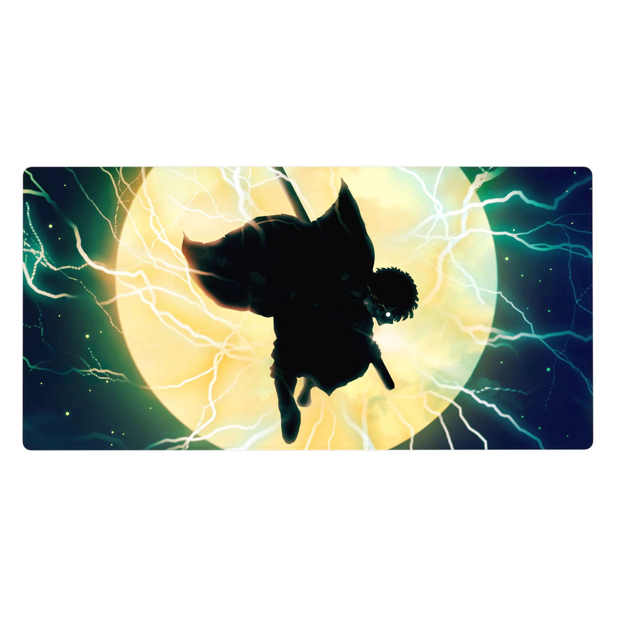 Demon Slayer Deskmat | Mousepad | Deskpad - Thunder's Vengeance - AniChan