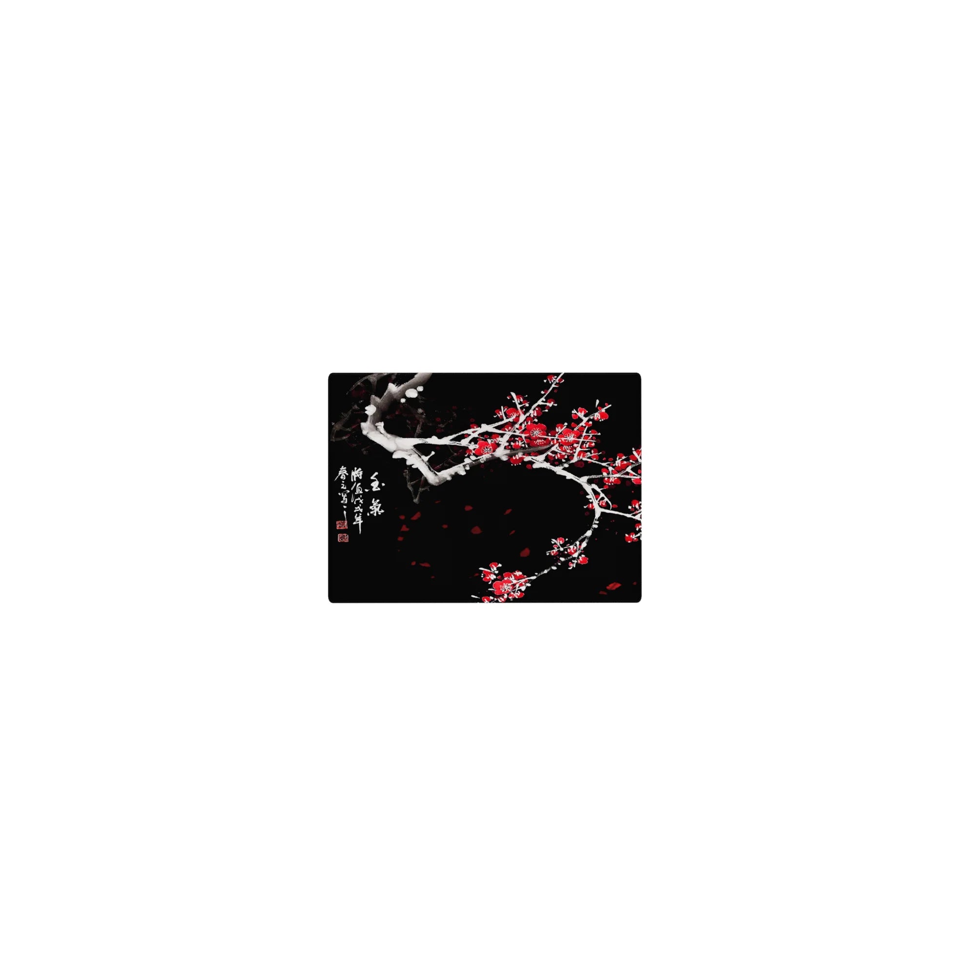 Zen-Japan Deskmat | Mousepad | Deskpad - Winter Blossom Grace - AniChan