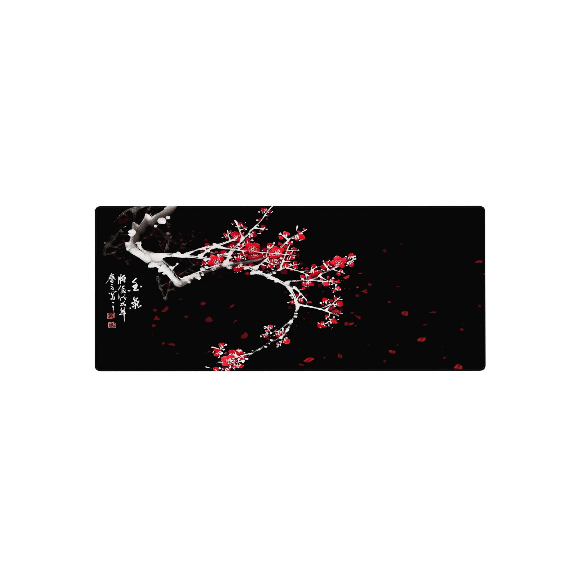 Zen-Japan Deskmat | Mousepad | Deskpad - Winter Blossom Grace - AniChan