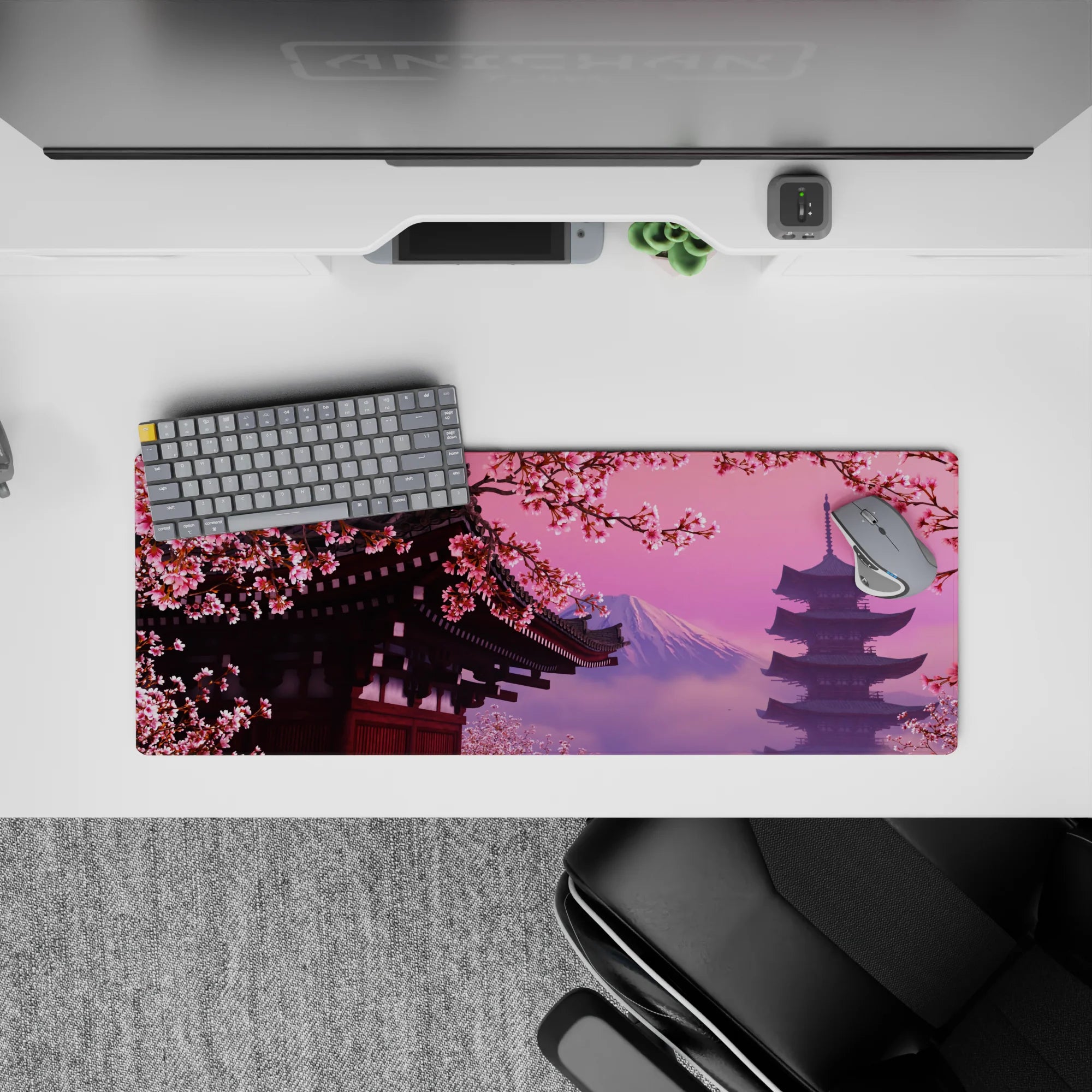 Zen-Japan Deskmat | Mousepad | Deskpad - Sakura Serenity - AniChan