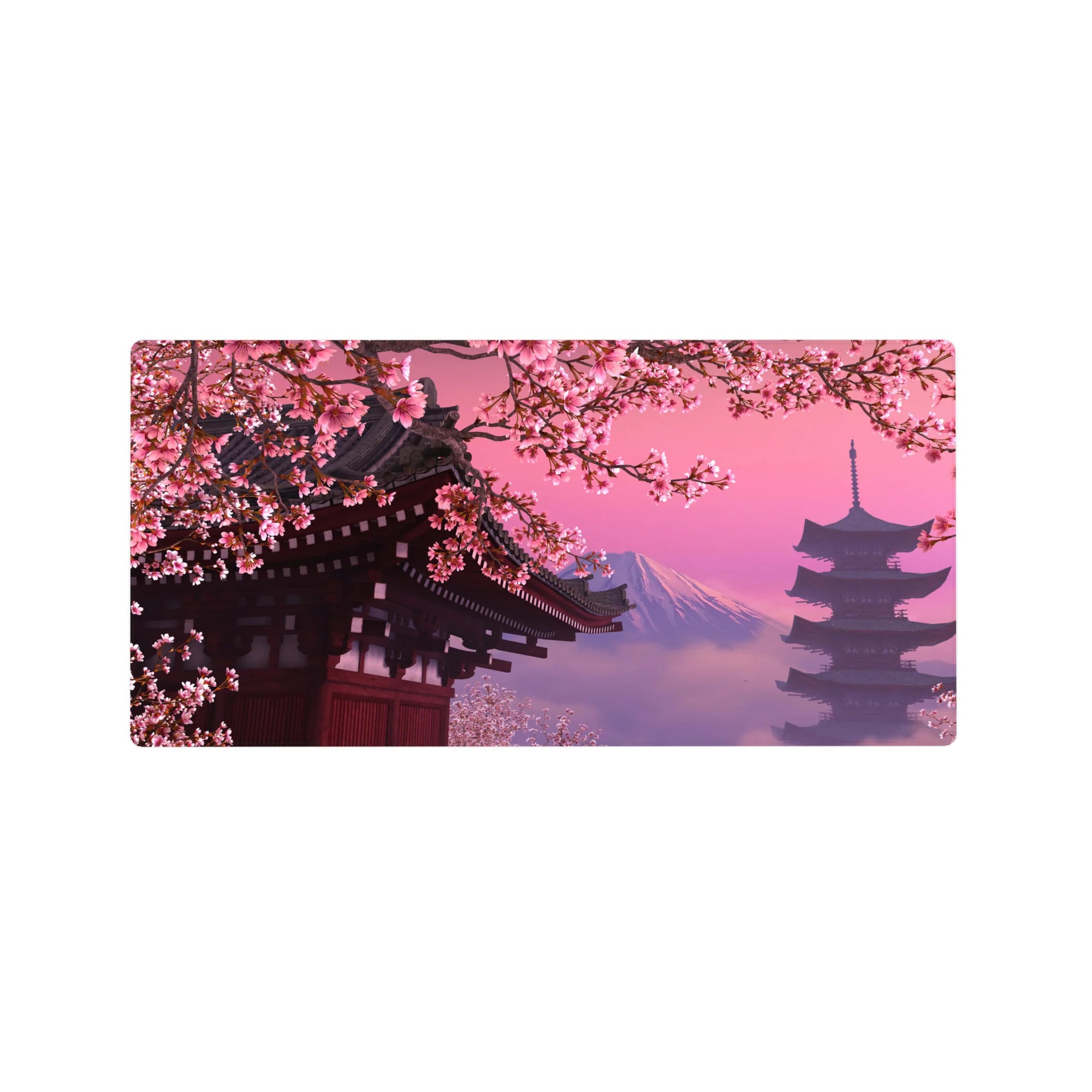 Zen-Japan Deskmat | Mousepad | Deskpad - Sakura Serenity - AniChan