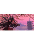 Zen-Japan Deskmat | Mousepad | Deskpad - Sakura Serenity - AniChan