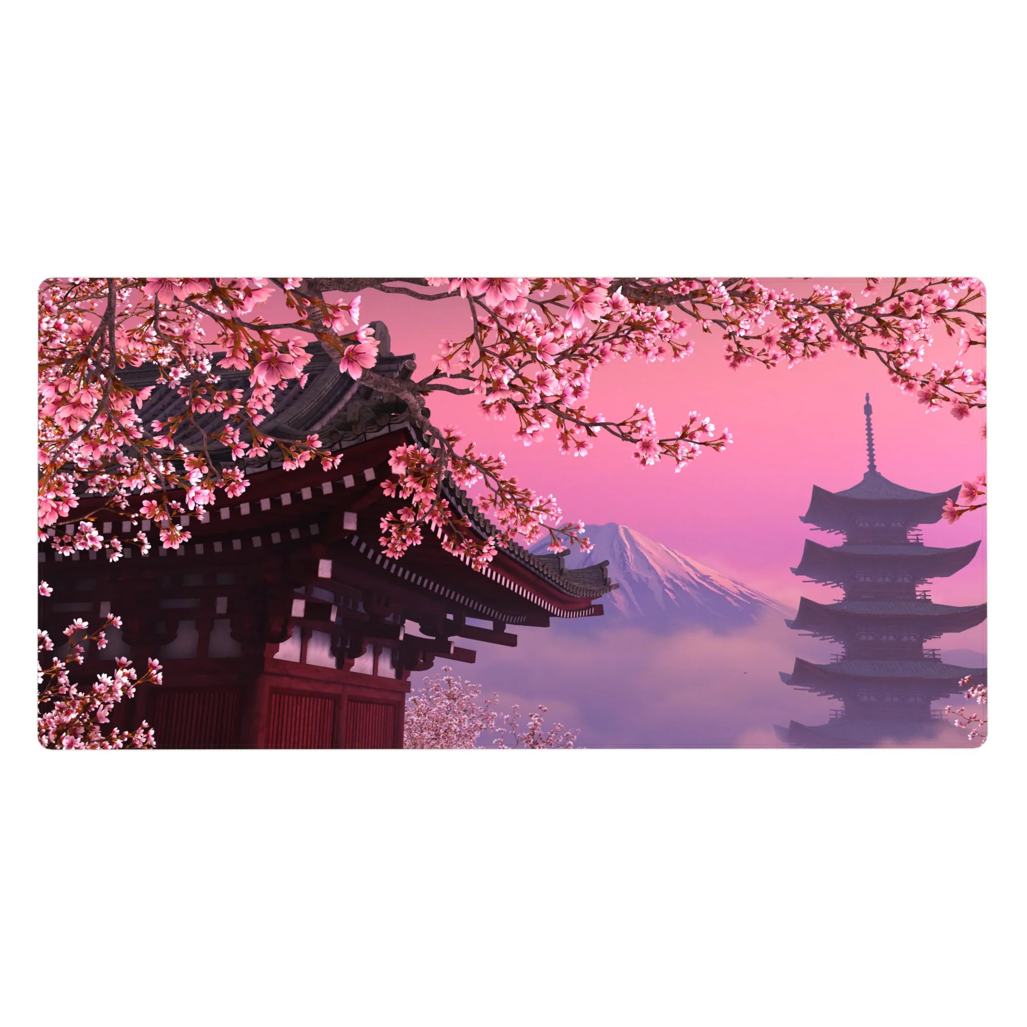 Zen-Japan Deskmat | Mousepad | Deskpad - Sakura Serenity - AniChan