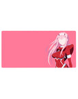 Darling In The Franxx - Anime Mouse Pad and Desk Pad - Scarlet Silhouette - AniChan