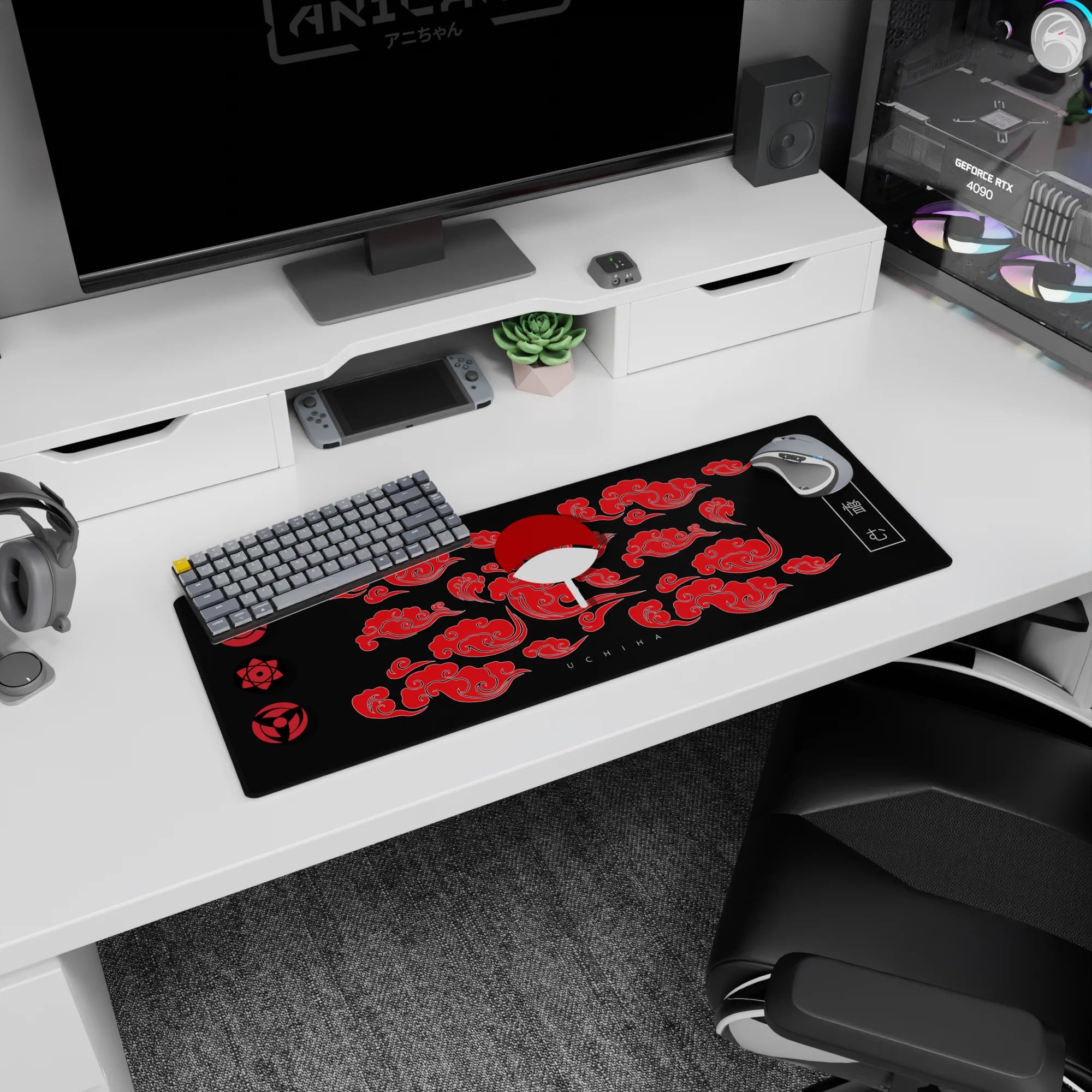 Uchiha Deskmat | Mousepad | Deskpad - Uchiha Legacy