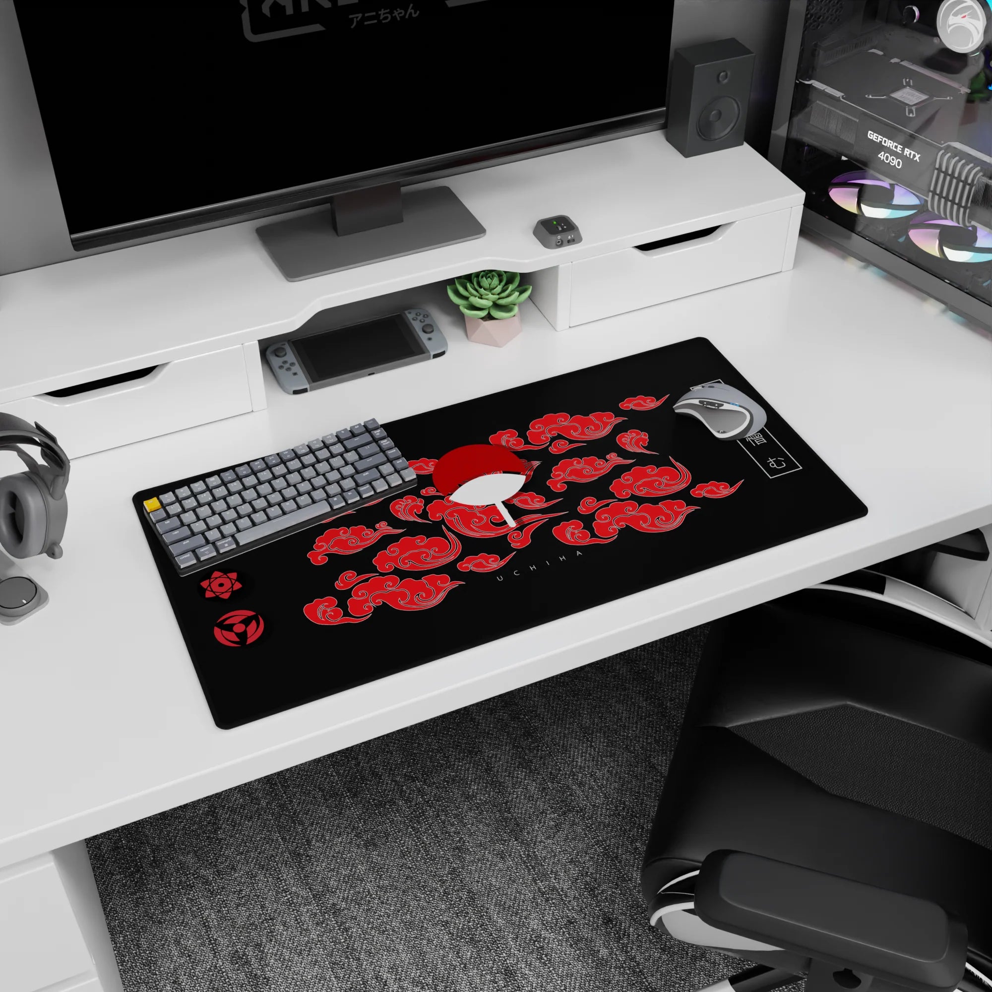 Uchiha Deskmat | Mousepad | Deskpad - Uchiha Legacy