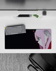 Darling In The Franxx - Anime Mouse Pad and Desk Pad - Shadowed Confidence - AniChan