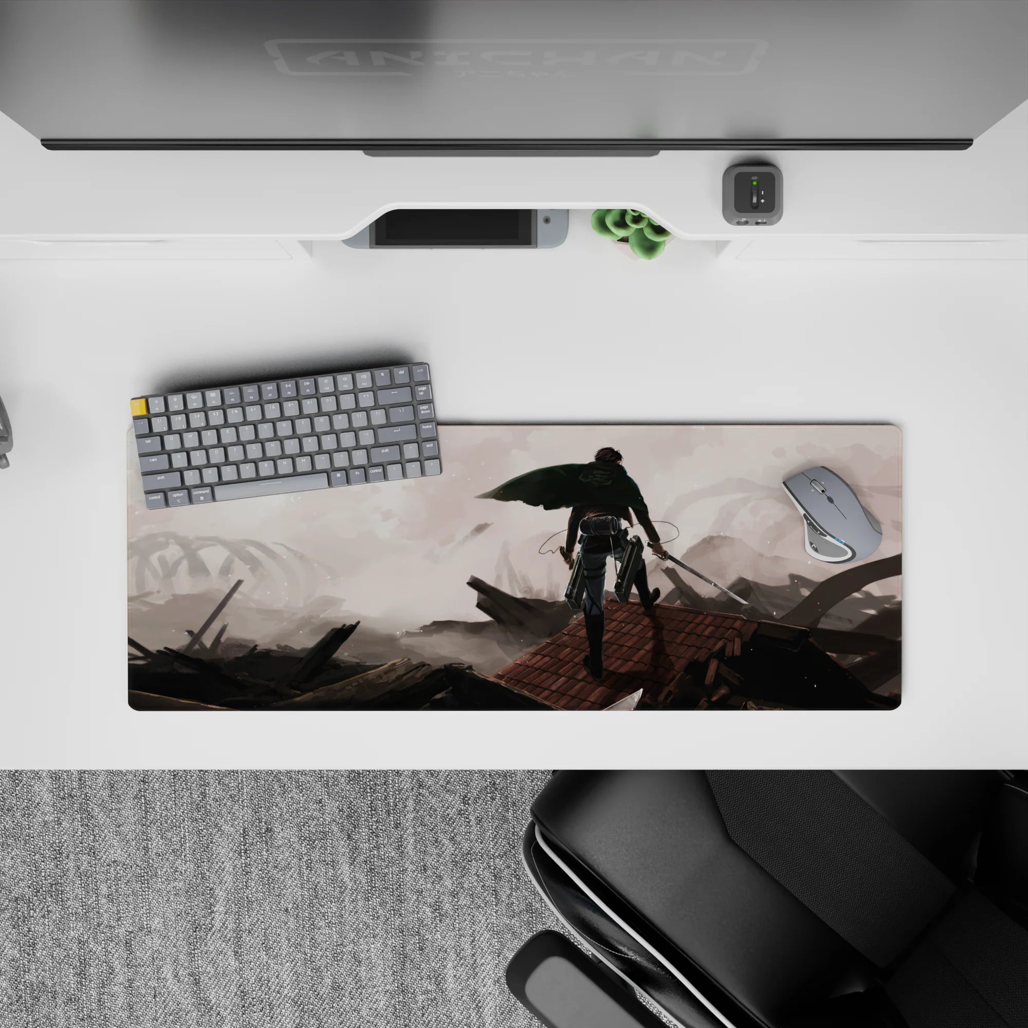 Attack on Titan - Anime Mouse Pad and Desk Pad - Levi’s Last Mission - AniChan