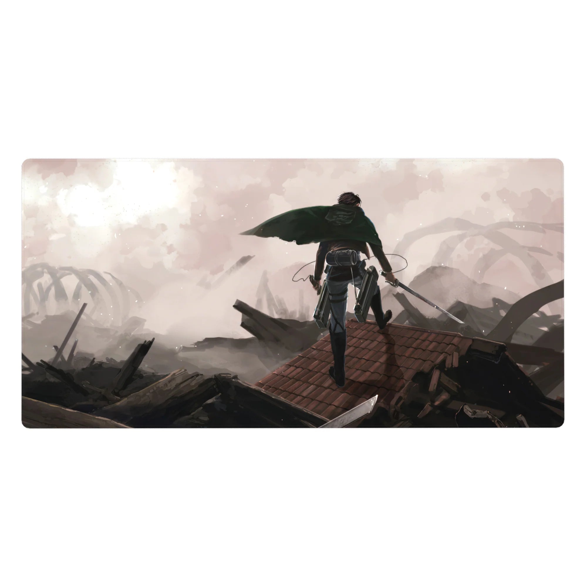 Attack on Titan - Anime Mouse Pad and Desk Pad - Levi’s Last Mission - AniChan