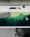 Vector Landscapes Deskmat | Mousepad | Deskpad - Forest Trek