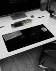 32x16 inches Naruto Pain mouse pad featuring glowing Rinnegan eyes and piercings staring into the void.