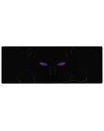 Naruto Pain anime mouse pad with Rinnegan eyes, piercings, and clean dark silhouette, 32x12 inches.