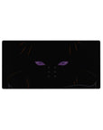 32x16 inches anime mouse pad with Pain-inspired Rinnegan eyes, dark silhouette, and clean detailed linework.