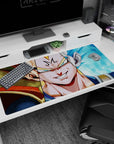 Dragon Ball Deskmat | Mousepad | Deskpad - Majin and Blue Vegeta Fusion - AniChan