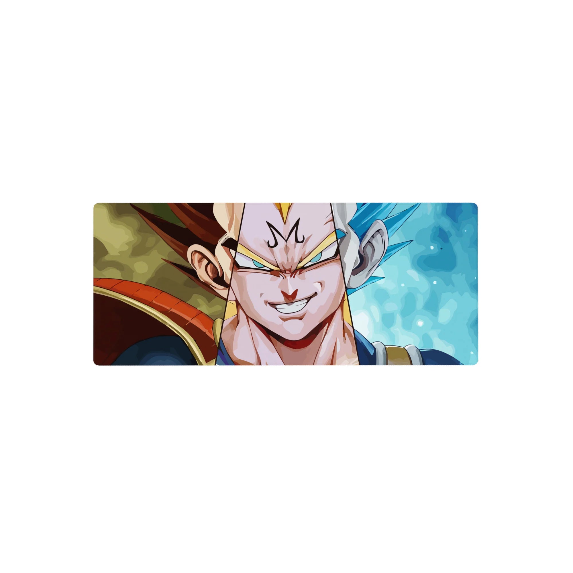 Dragon Ball Deskmat | Mousepad | Deskpad - Majin and Blue Vegeta Fusion - AniChan