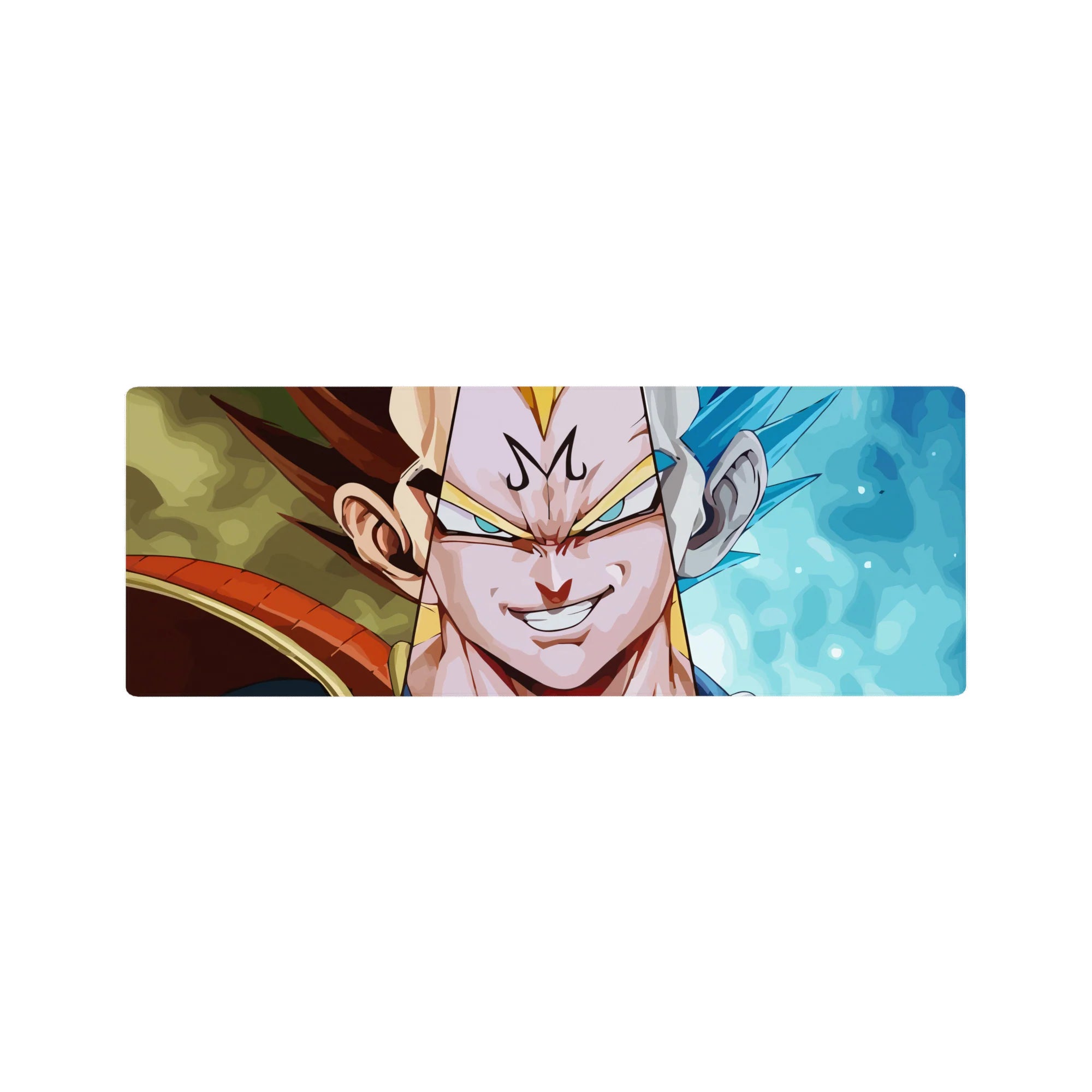 Dragon Ball Deskmat | Mousepad | Deskpad - Majin and Blue Vegeta Fusion - AniChan