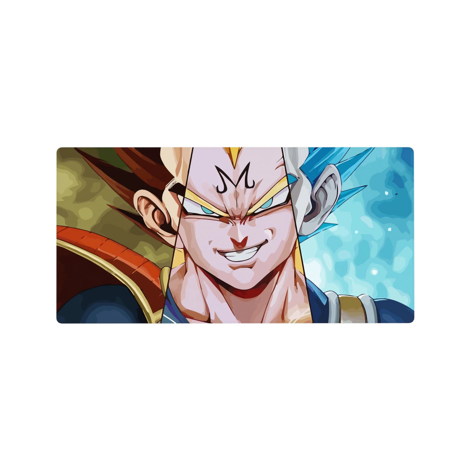 Dragon Ball Deskmat | Mousepad | Deskpad - Majin and Blue Vegeta Fusion - AniChan