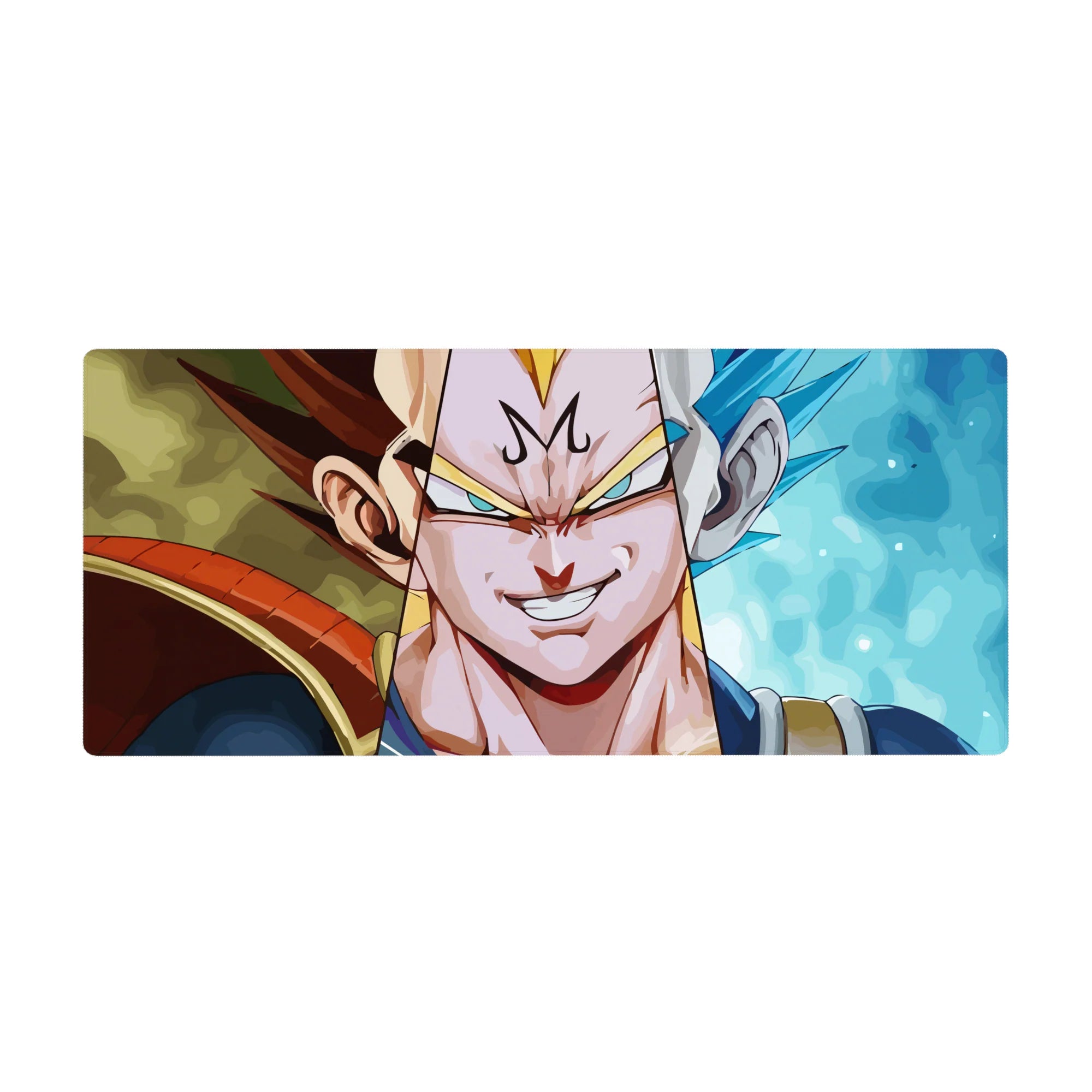 Dragon Ball Deskmat | Mousepad | Deskpad - Majin and Blue Vegeta Fusion - AniChan