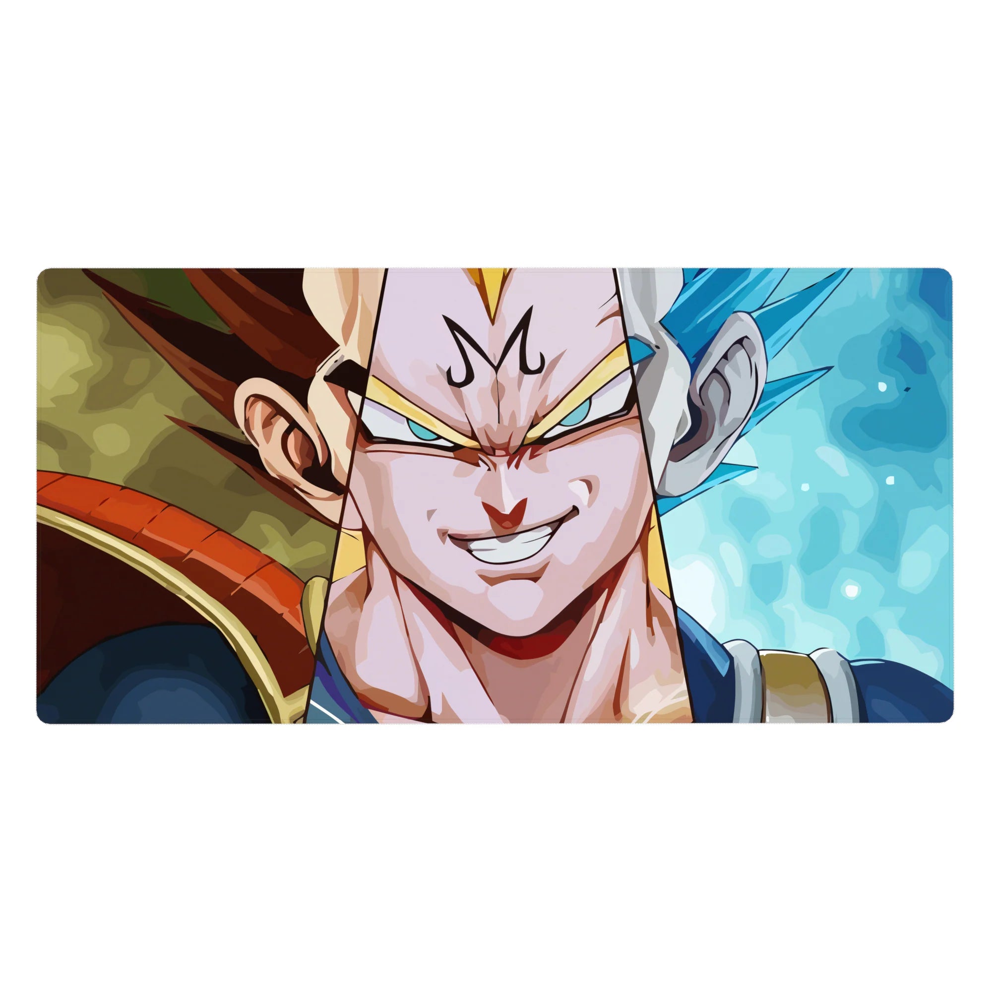 Dragon Ball Deskmat | Mousepad | Deskpad - Majin and Blue Vegeta Fusion - AniChan