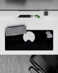 Vector Landscapes Deskmat | Mousepad | Deskpad - Lunar Peak