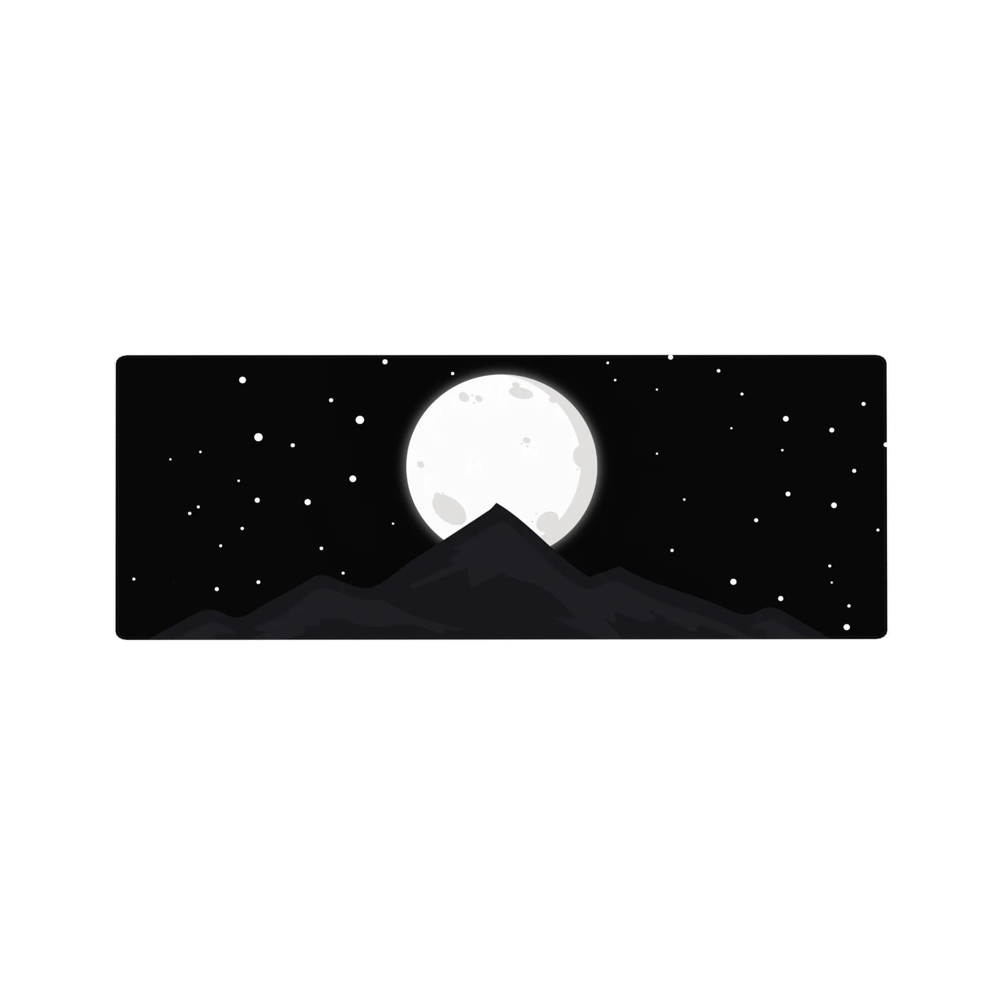 Vector Landscapes Deskmat | Mousepad | Deskpad - Lunar Peak