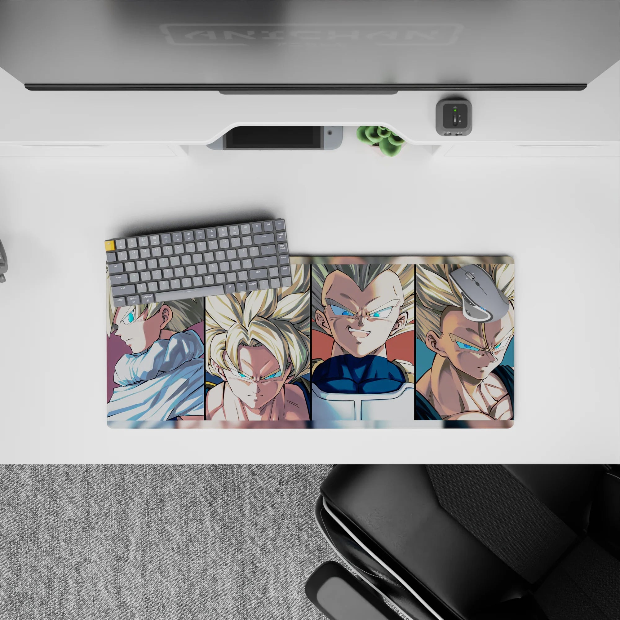 Dragon Ball Deskmat | Mousepad | Deskpad - Super Saiyan Lineup - AniChan