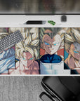 Dragon Ball Deskmat | Mousepad | Deskpad - Super Saiyan Lineup - AniChan