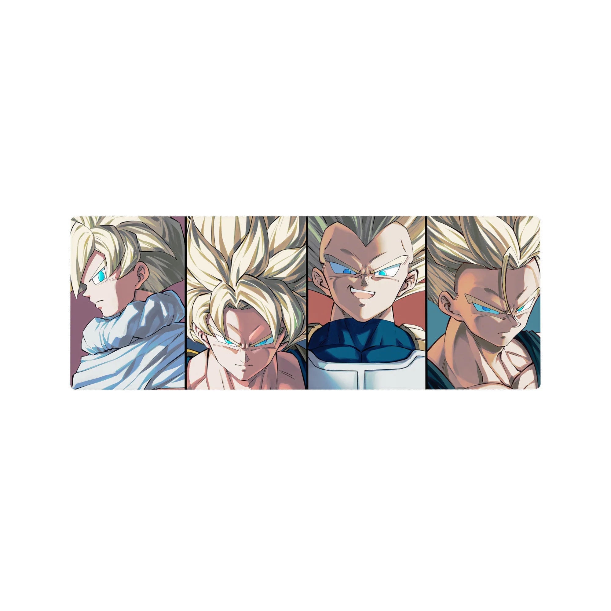 Dragon Ball Deskmat | Mousepad | Deskpad - Super Saiyan Lineup - AniChan