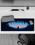 Vector Landscapes Deskmat | Mousepad | Deskpad - Wolf Horizon