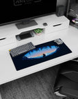 Vector Landscapes Deskmat | Mousepad | Deskpad - Wolf Horizon