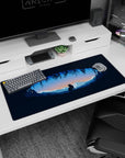 Vector Landscapes Deskmat | Mousepad | Deskpad - Wolf Horizon