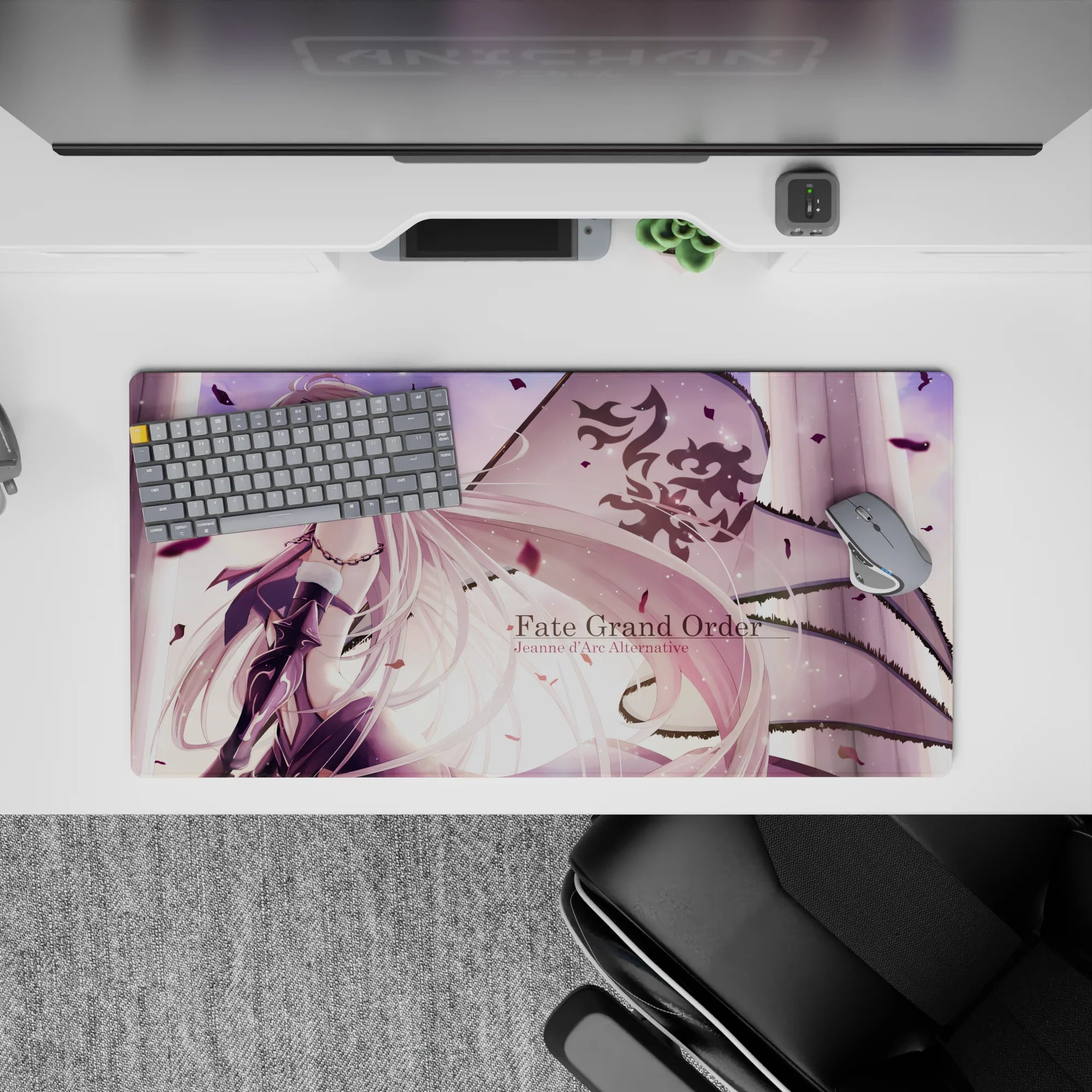 Fate Grand Order Deskmat | Mousepad | Deskpad - Jeanne d&#39;Arc Alter Grace - AniChan