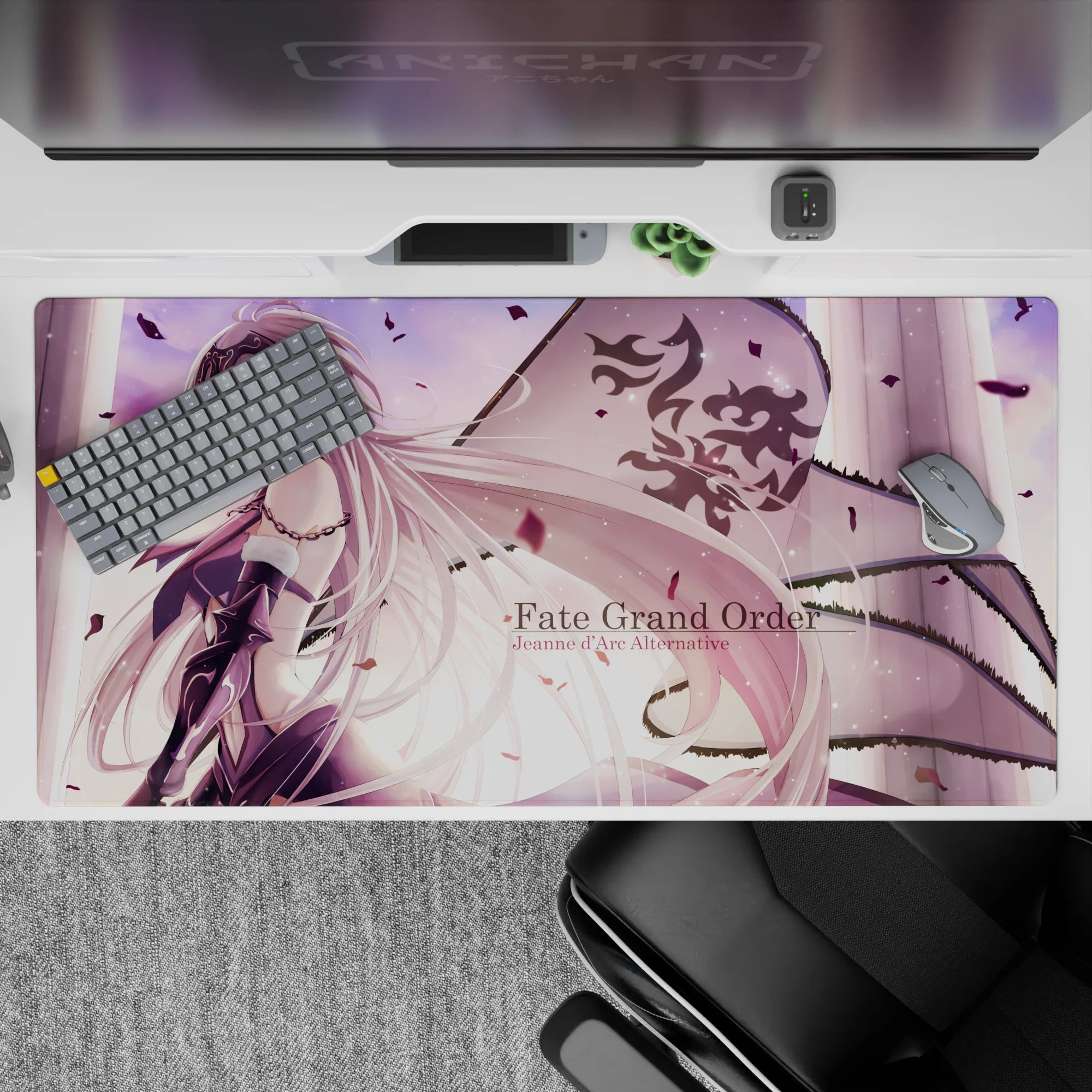 Fate Grand Order Deskmat | Mousepad | Deskpad - Jeanne d'Arc Alter Grace - AniChan