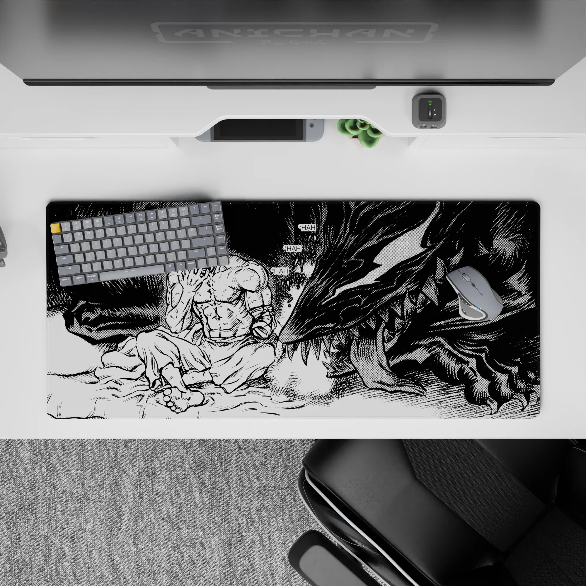 Berserk Deskmat | Mousepad | Deskpad - Inner Struggle - AniChan