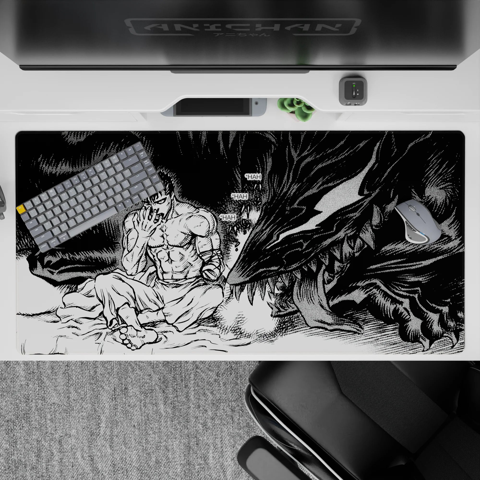 Berserk Deskmat | Mousepad | Deskpad - Inner Struggle - AniChan