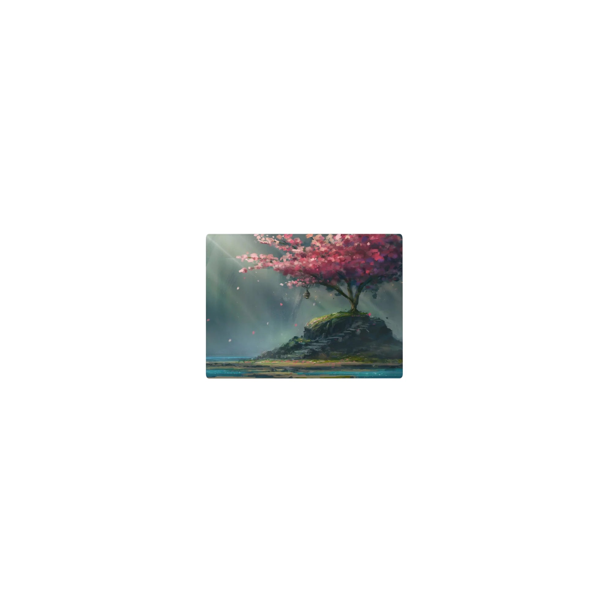 Zen-Japan Deskmat | Mousepad | Deskpad - Mystic Sakura Isle - AniChan