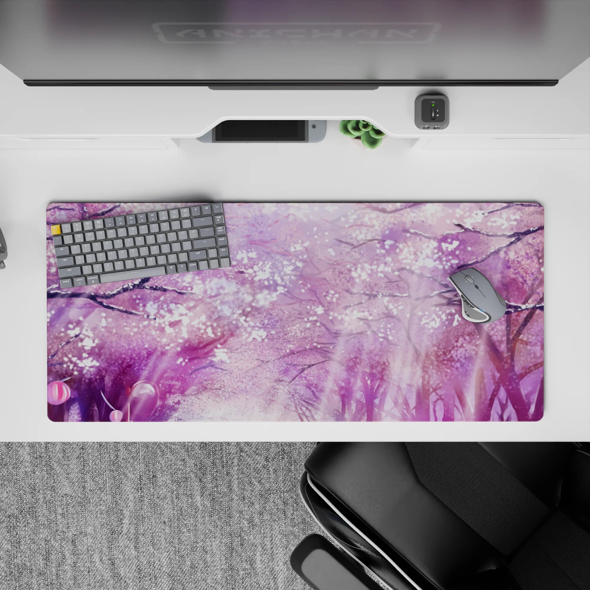 Zen-Japan Deskmat | Mousepad | Deskpad - Sakura Bliss - AniChan