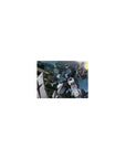 Classic anime mouse pad 14x10 inches with Gundam-style mecha battle in a ruined city at night.