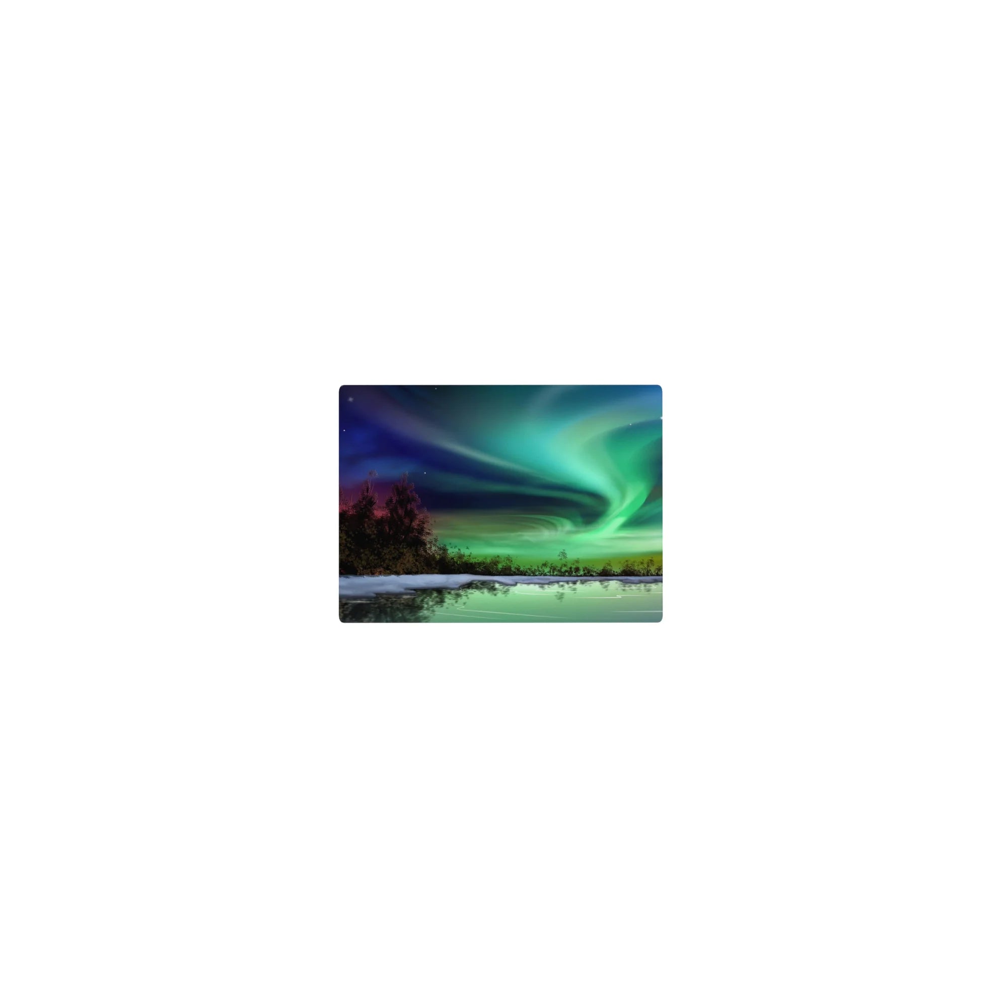 Nature Landscapes Deskmat | Mousepad | Deskpad - Aurora Bliss