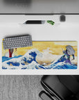 Zen-Japan Deskmat | Mousepad | Deskpad - Tidal Showdown - AniChan