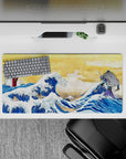 Zen-Japan Deskmat | Mousepad | Deskpad - Tidal Showdown - AniChan