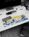 Zen-Japan Deskmat | Mousepad | Deskpad - Tidal Showdown - AniChan