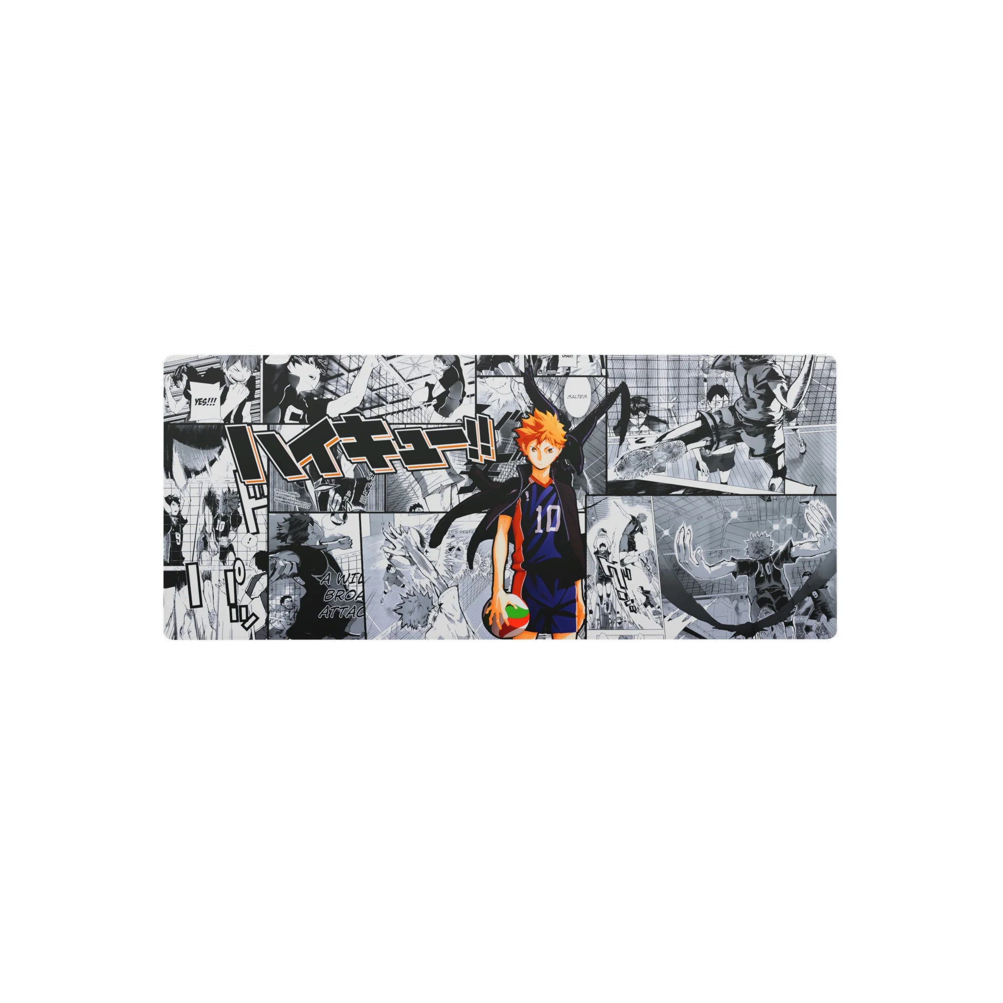 28x12 inches Haikyuu anime mouse pad with Hinata 
