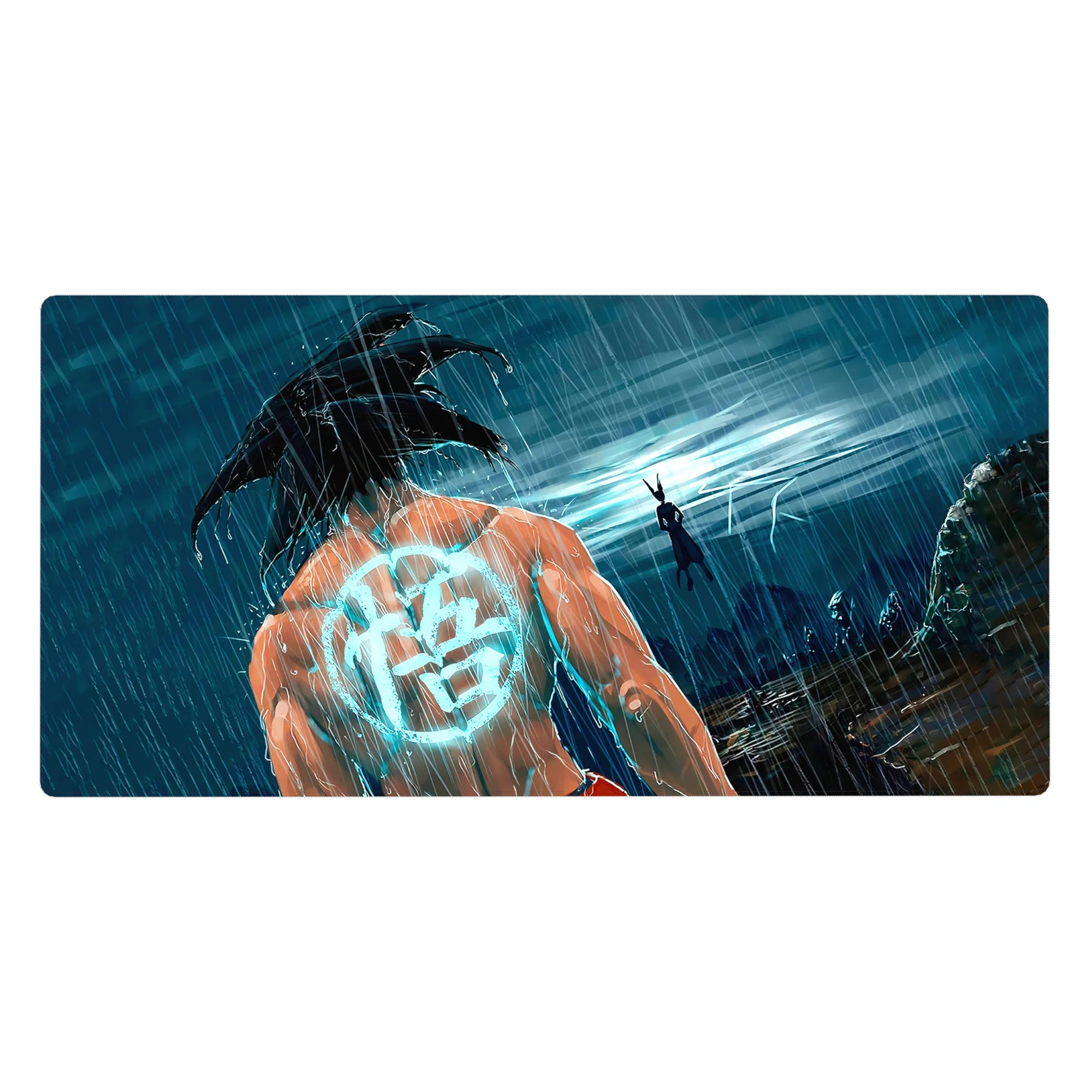 Dragon Ball Deskmat | Mousepad | Deskpad - Storm of Saiyan Fury - AniChan