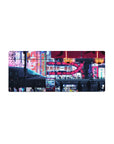 Zen-Japan Deskmat | Mousepad | Deskpad - Neon Sakura Nights - AniChan